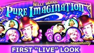 Pure Imagination *First "LIVE" Look* - Willy Wonka - Slot Machine Bonus