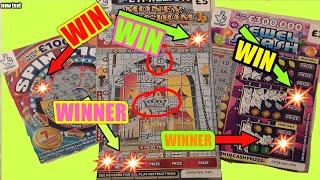 £100s SCRATCHCARDS..SUPER GAME..WINNERS EVERYWHERE...ON MONEY KINGDOM..JEWEL SMASH....ON SPIN £100..