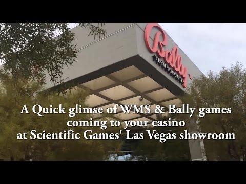 ++NEW WMS, Bally, SG slot machines preview at Las Vegas showroom Revised