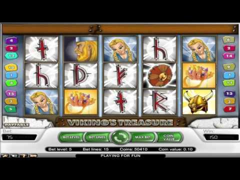 Free Viking's Treasure slot machine by NetEnt gameplay ★ SlotsUp