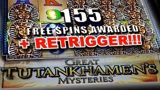 WMS - Great Tutankhamen's Mysteries *NICE WIN* - Slot Machine Bonus