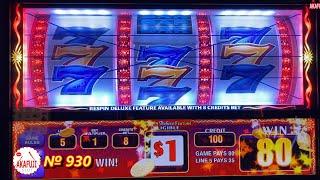 [Apr.3rd①] SALSA 7s Slot & BURNING BAR Slot 3 Reel Max Bet @ San Manuel Casino 赤富士スロット