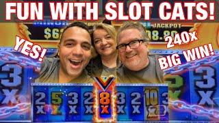 Huge BIG WIN BONUS • FUN w/The Slot Cats!! • | AFTERBURNER | Buffalo Revolution | EEEEE!! ••