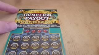 NEW GAME! $10 MILLION PAYOUT $5 ILLINOIS LOTTERY SCRATCH OFF TICKET!