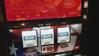 VGT SLOTS - FREEDOM REELS $10 x 5 RED SPINS* JACKPOT HANDPAY!