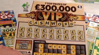 New Fast 500(Full of 500's) Scratchcards New Green VIP Cash Word...and