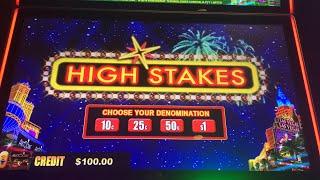 $100 live play double or nothing - HIGH LIMIT Lightning Link Slot Machine