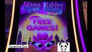 Miss Kitty Gold and Catch the Big One 2 slot bonuses!