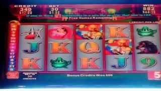 Slot machine Bonus on a $0.30 bet on 5c Denomination