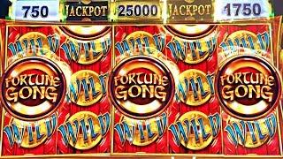 • FORTUNE GONG BONUS + DRAGON LANTERNS FREE GAMES • Slot Machine Bonus Wins