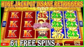 • HUGE JACKPOT • INSANE RETRIGGERS MOST SPINS ON RED FORTUNE