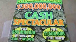 Cash Spectacular - Instant Lottery Scratchcard ticket