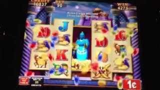 Arabian Magic - Konami slot machine bonus win