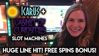 Icarus • Monster Line Hit! • BIG WIN!!! Cabinet of Curiosities Free Spins Bonus!
