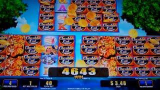 Cheshire Cat Slot Machine Bonus - 5 Free Games with 3 Arrays & 3 Wild Reels - BIG WIN (#2)