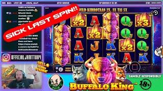 Sick Last Spin!! Mega Big Win From Buffalo King!!