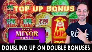 DOUBLING UP on the TOP-UP Bonus ⋆ Slots ⋆ MINOR Progressive Win