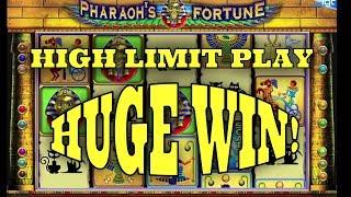 HIGH LIMIT Pharaoh's Fortune | BIG PAYOUT! | The Slot Cats •