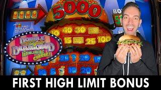 DOUBLE TRIPLE DIAMOND High Limit Bonus at $30/Spin!  ⋆ Slots ⋆