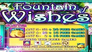 Fountain of Wishes classic slot machine, DBG
