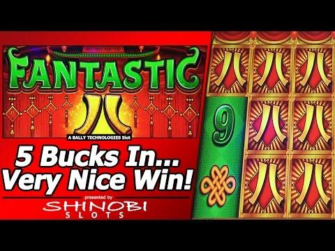 Fantastic 8's Slot - Five Bucks In, Very Nice Win with 350+ Free Games