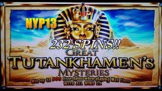 WMS - Great Tutankhamen's Mysteries Slot Bonus HUGE WIN