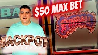 $50 Max Bet ⋆ Slots ⋆JACKPOT HANDPAY⋆ Slots ⋆ On Pinball Slot ! High Limit Slot Play Machines | SE-11 | EP-3
