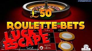 £50 Roulette Spins - LUCKY ESCAPE?
