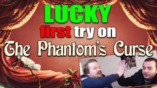 Lucky first try on new The Phantom's curse slot from NETENT