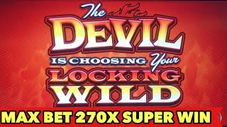 •HAND OF THE DEVIL• 270x SUPER BIG WIN BONUS!! New Konami Slot RING-TAILED WILDS | 5 FROGS Slot