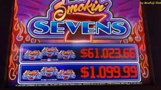 SMOKIN' SEVENS (Like Black Diamond) High Limit Slot - Max Bet $27@ San Manuel Casino