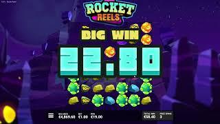 Rocket Reels slot machine by Hacksaw Gaming gameplay ⋆ Slots ⋆ SlotsUp