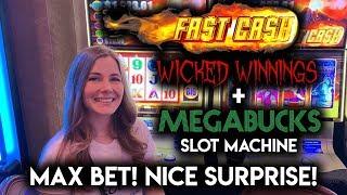 MEGABUCKS Slot Machine! Down to the Last Spin!! Lucky Hit!!