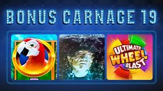 Bonus Carnage 19 - Ultimate Wheel Blast, Macaw Money, The Walking Dead 2 & Lamp of Destiny!