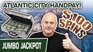 ⋆ Slots ⋆ $100 SLOT SPINS in Atlantic City ⋆ Slots ⋆ UNBELIEVABLE Jackpot Handpay