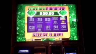 Master of the Spins Emerald Progressive slot machine win at Parx Casino