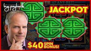 JACKPOT HANDPAY! Money Link The Great Immortals Slot - $40/SPIN BONUSES!
