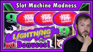 LIGHTNING LINK BONUSES! Matt Returns for Some Slot Machine MADNESS • The Jackpot Gents