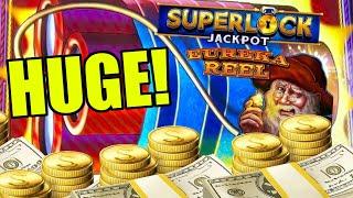 THE SOLD OUT CROWD IS GOING WILD!!!⋆ Slots ⋆ MAX BET SUPER LOCK JACKPOT!