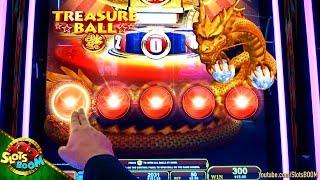 Treasure Ball PROGRESSIVE!!! Bonus Lion Carnival, Red Fortune KONAMI SLOTS