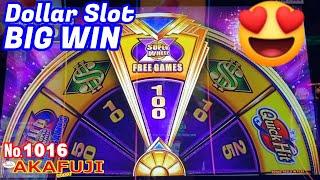Dollar Slots⋆ Slots ⋆DOUBLE FORTUNE SLOT & QUICK HIT SUPER WHEEL SLOT BONUS GAME @ San Manuel Casino 赤富士スロット