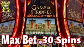⋆ Slots ⋆FINNALY GOT A BONUS⋆ Slots ⋆GAME OF THRONES -King's Landing- Slot (Aristocrat)⋆ Slots ⋆MAX BET 30 SPINS⋆ Slots ⋆MAX 30 #25