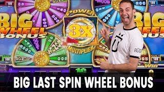 • BIG Last Spin WHEEL BONUS • Las Vegas Casino Slots