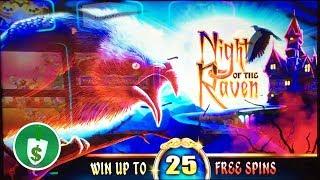 • Night of the Raven slot machine, bonus