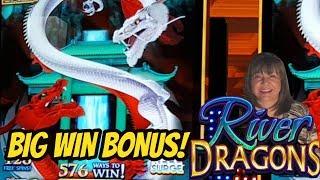 56 SPINS AND A BIG WIN BONUS-Dragons come out to play!