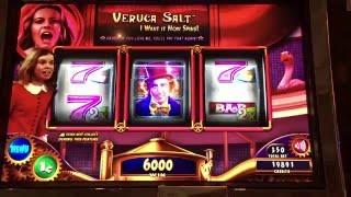 **BIG WIN** Willy Wonka BONUS Slots at Bellagio