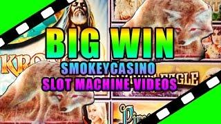 Great Eagle Returns BIG WIN Slot Machine Bonus - WMS