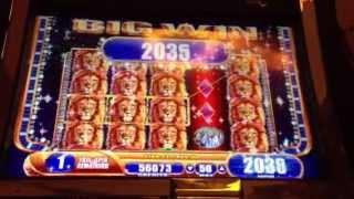 King of Africa slot machine line hit and bonus win