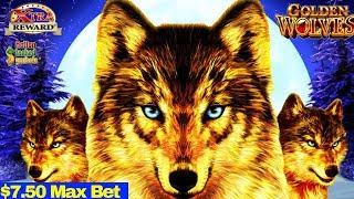 Golden Wolves Slot $7.50 Max Bet BONUS | Chili Chili Fire Slot BONUS | SHIKIBU Slot Bonus |LIVE PLAY