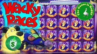 •  ++NEW Wacky Races slot machine, Big Win Happy Goose